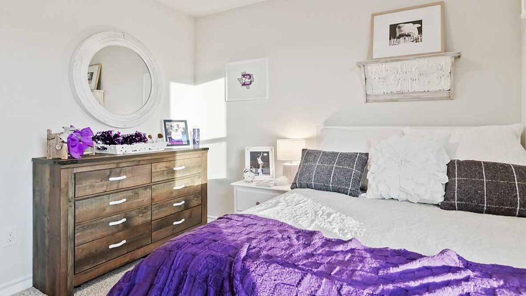 Furnished interior in a model home at The Birch at Spencer Ranch in Boerne (Image 23).