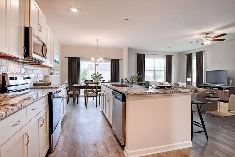 Furnished interior in a model home at 78 North in Sanford (Image 19). Furnished interior in a model home at 78 North in Sanford (Image 19).