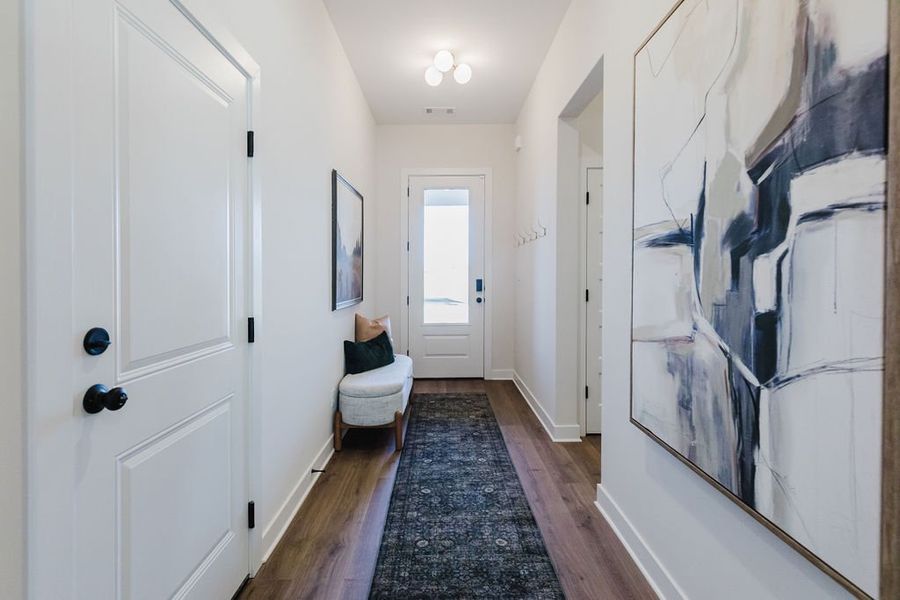 Furnished interior in a model home at Villages of Green Meadows in Munford (Image 6).