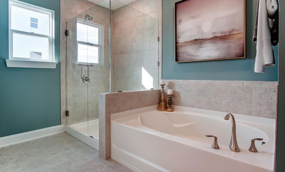 Furnished interior in a model home at Villas at Dawsonville in Dawsonville (Image 30).