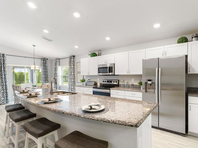 A wide selection of options are available to design your dream kitchen - Parker model home in Parrish, FL