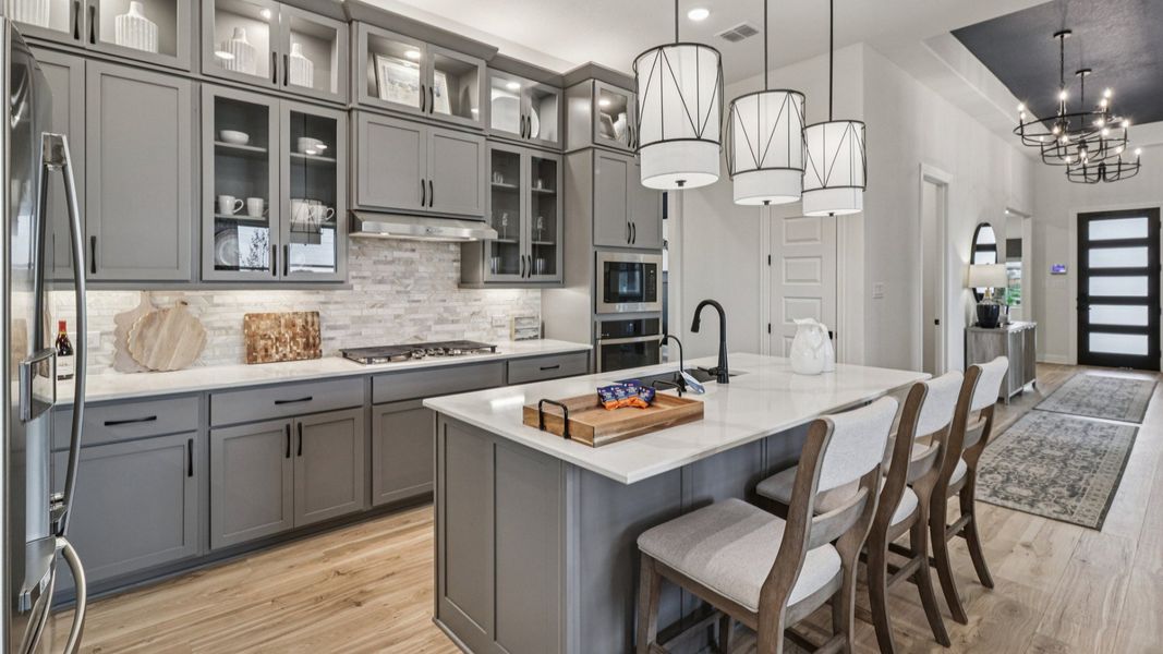Furnished interior in a model home at The Crossvine in Schertz (Image 20). Furnished interior in a model home at The Crossvine in Schertz (Image 20).