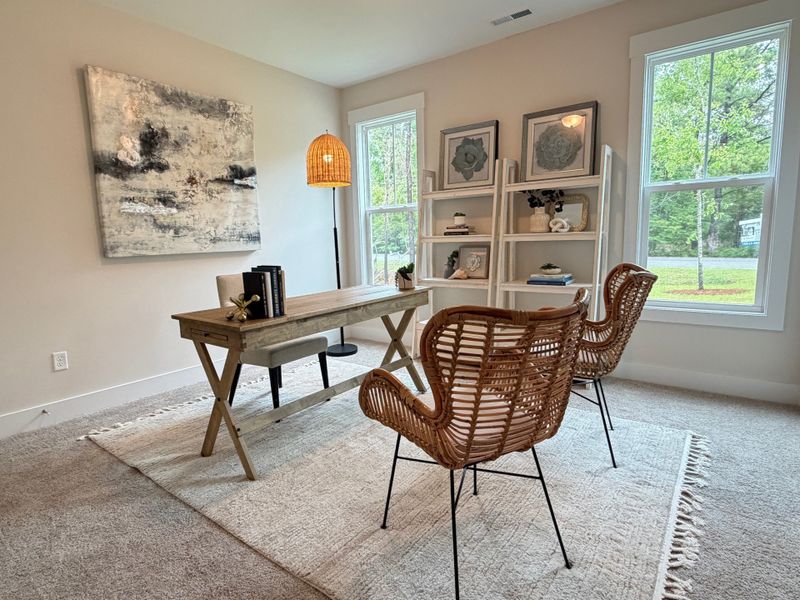 Furnished interior in a model home at Murray Woods in Wilmington (Image 8). Furnished interior in a model home at Murray Woods in Wilmington (Image 8).