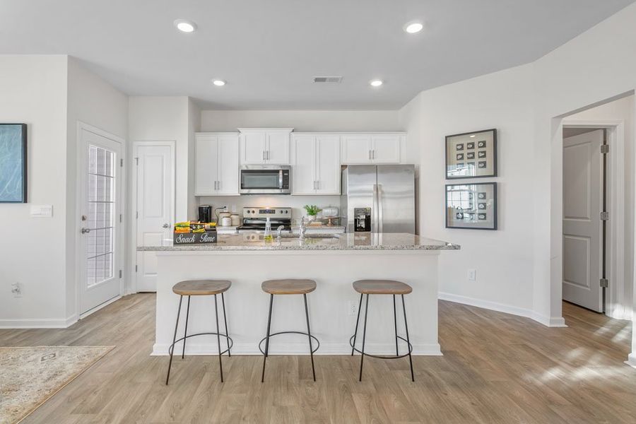 Furnished interior in a model home at Glennview in Kernersville (Image 8).