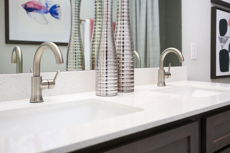 Close-up of interior finishes in a home at Cloverleaf, Austin (Image 100).