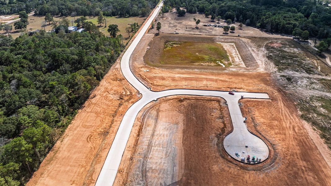Site preparation and early development at Baron Village in Conroe, TX (Image 5). Site preparation and early development at Baron Village in Conroe, TX (Image 5).