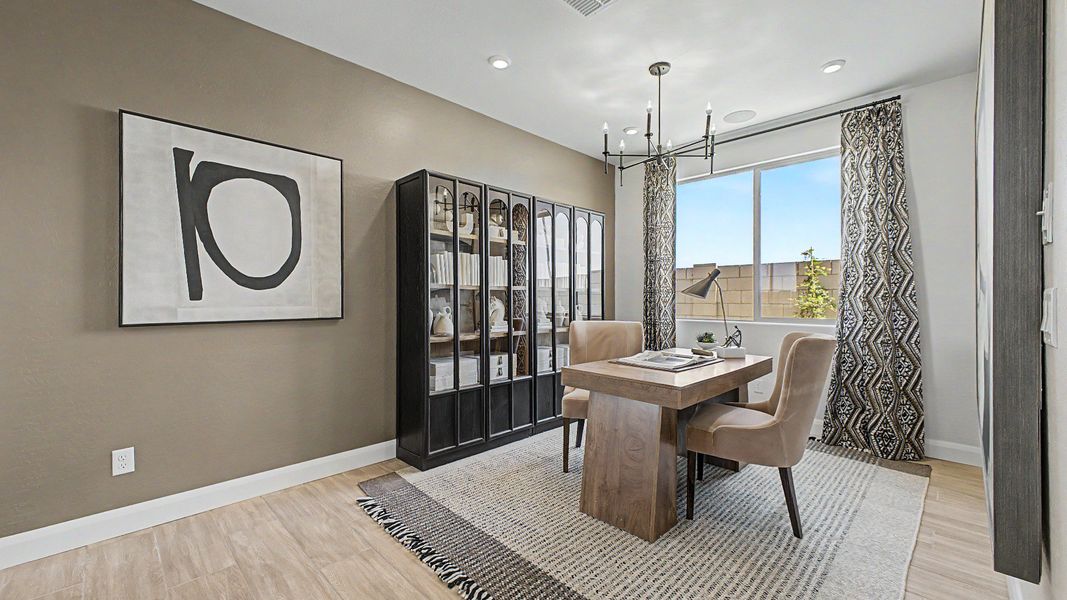 Furnished interior in a model home at Apache Farms in Buckeye (Image 31).