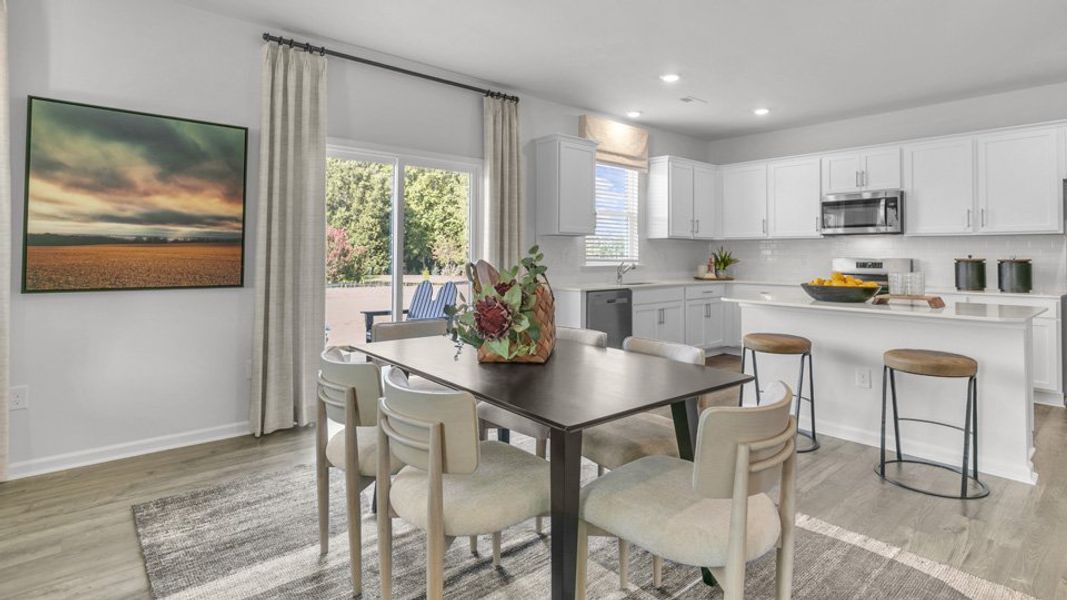 Furnished interior in a model home at Westerly in Lillington (Image 24).