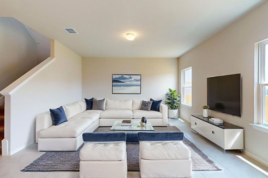 Living Room - Virtually Staged