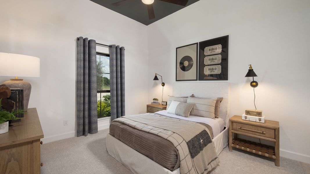 Furnished interior in a model home at Briarley 70' in Montgomery (Image 16). Furnished interior in a model home at Briarley 70' in Montgomery (Image 16).