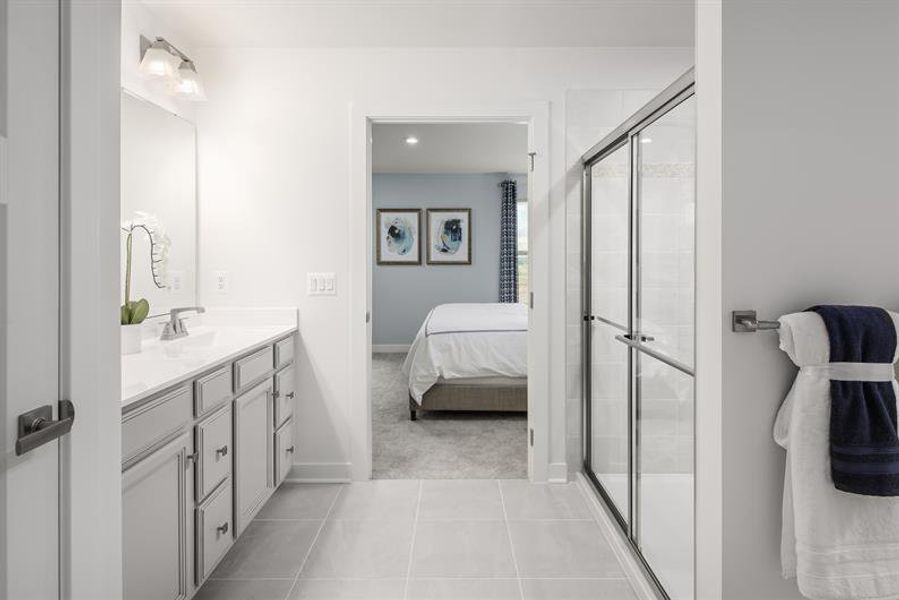 Furnished interior in a model home at Baxter Station 55 Plus in Moyock (Image 7). Furnished interior in a model home at Baxter Station 55 Plus in Moyock (Image 7).