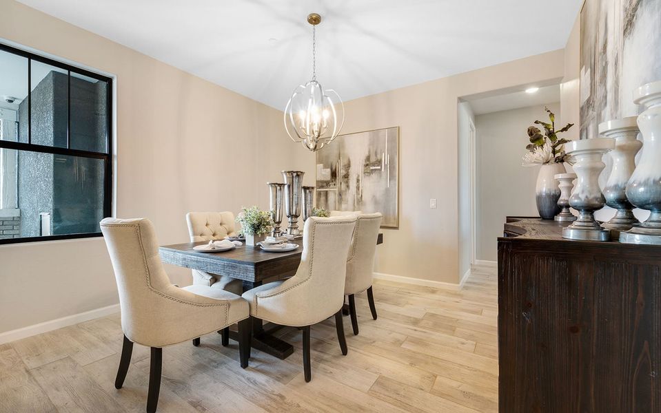 Furnished interior in a model home at Heritage Pointe in Chino Valley (Image 6).