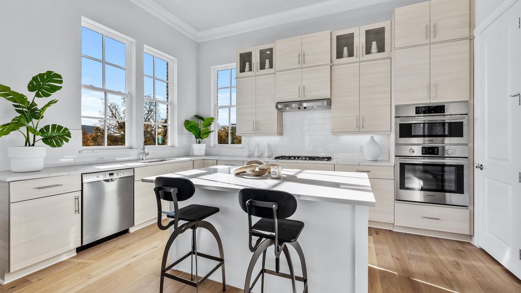 Furnished interior in a model home at Cedar Branch in Dallas (Image 7). Furnished interior in a model home at Cedar Branch in Dallas (Image 7).