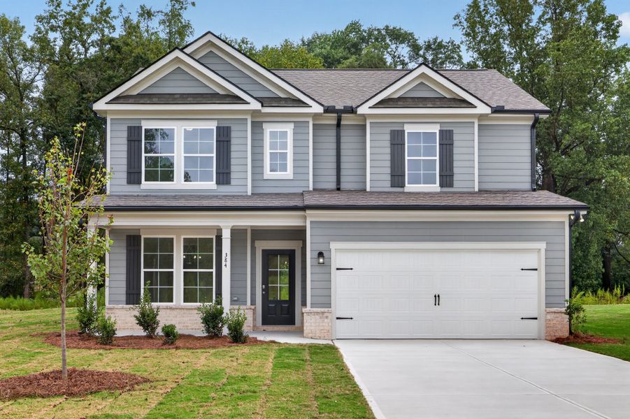 Front exterior of a home in the Red Bird Manor community, located in Jefferson, GA (Image 15).