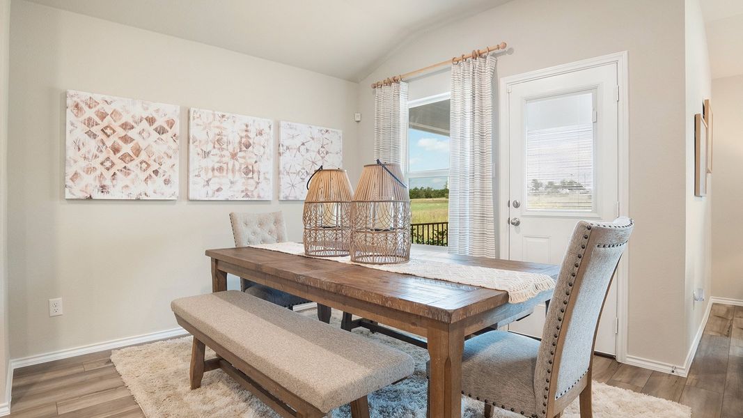 Furnished interior in a model home at Pecan Creek in Temple (Image 9).