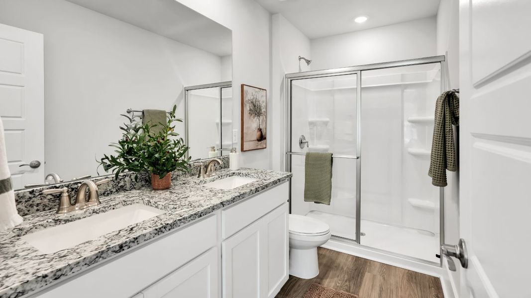 Furnished interior in a model home at The Willows at Blake Farm in Wilmington (Image 30). Furnished interior in a model home at The Willows at Blake Farm in Wilmington (Image 30).
