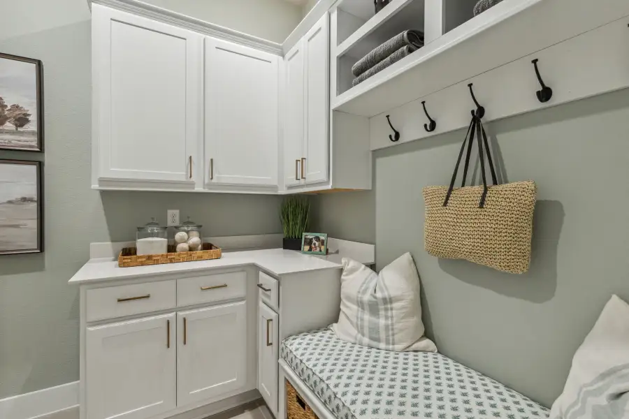 Furnished interior in a model home at Ellis Ranch Manors in Waxahachie (Image 14).