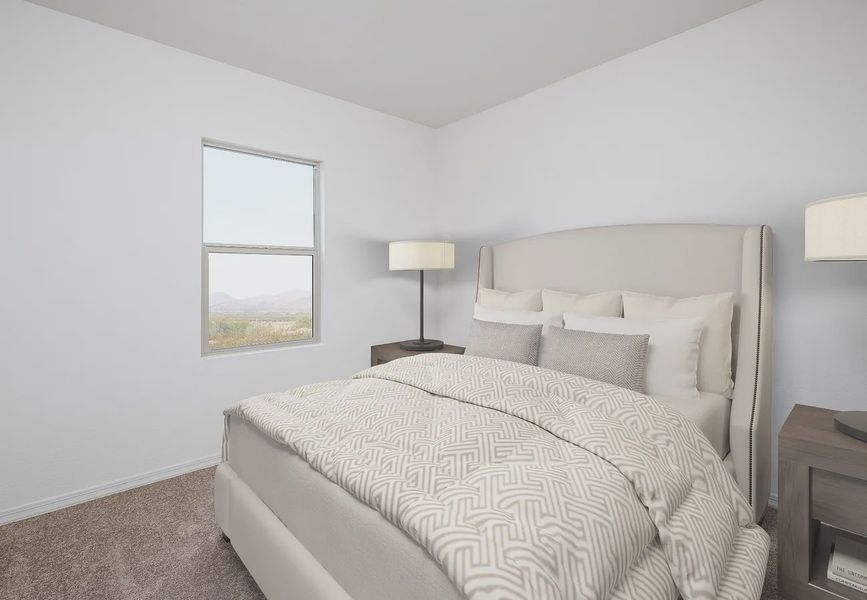 Furnished interior in a model home at Pender Woods at Cane Bay in Summerville (Image 6).