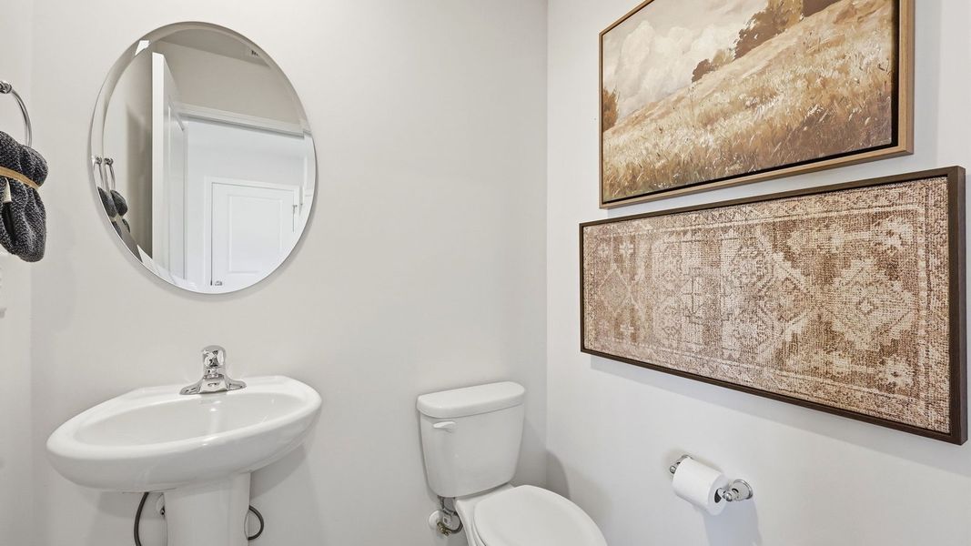 Furnished interior in a model home at Carter Ridge in Greenville (Image 9).