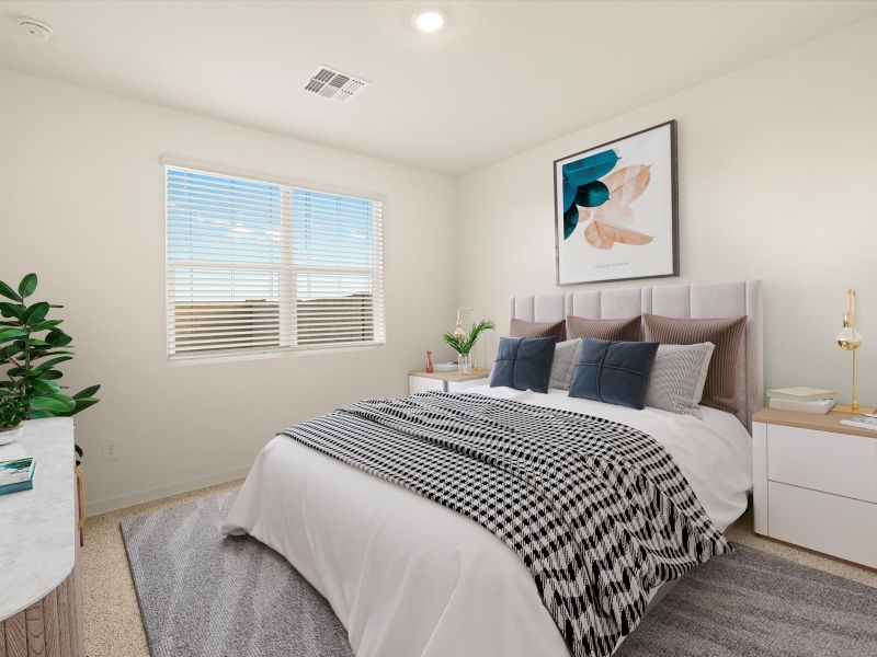 Holly floorplan virtually staged at Rancho Mirage in Maricopa, AZ.