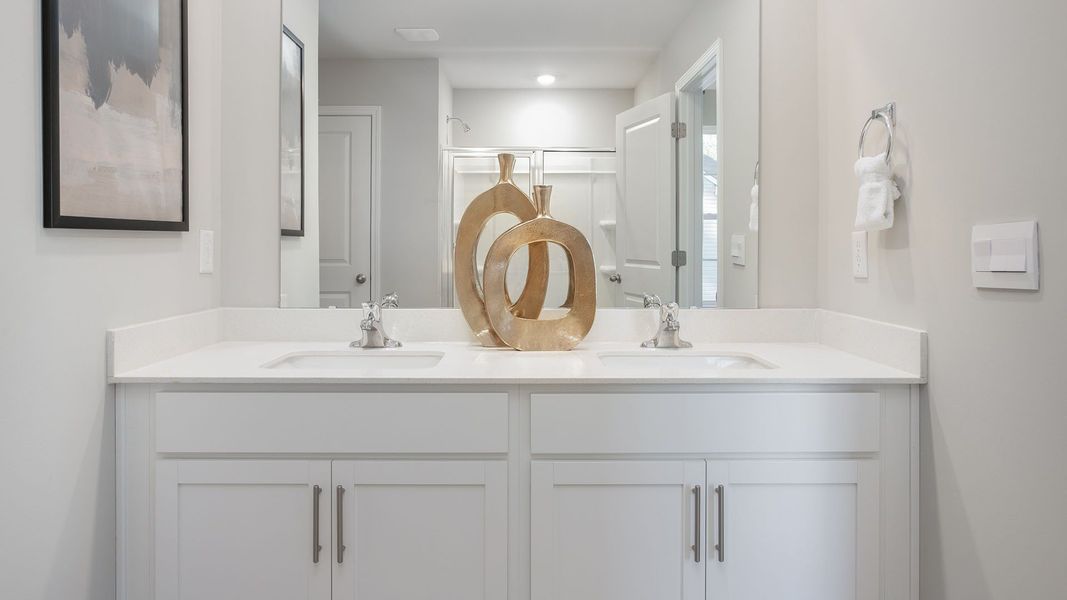 Close-up of interior finishes in a home at Faircrest, Greensboro (Image 26).