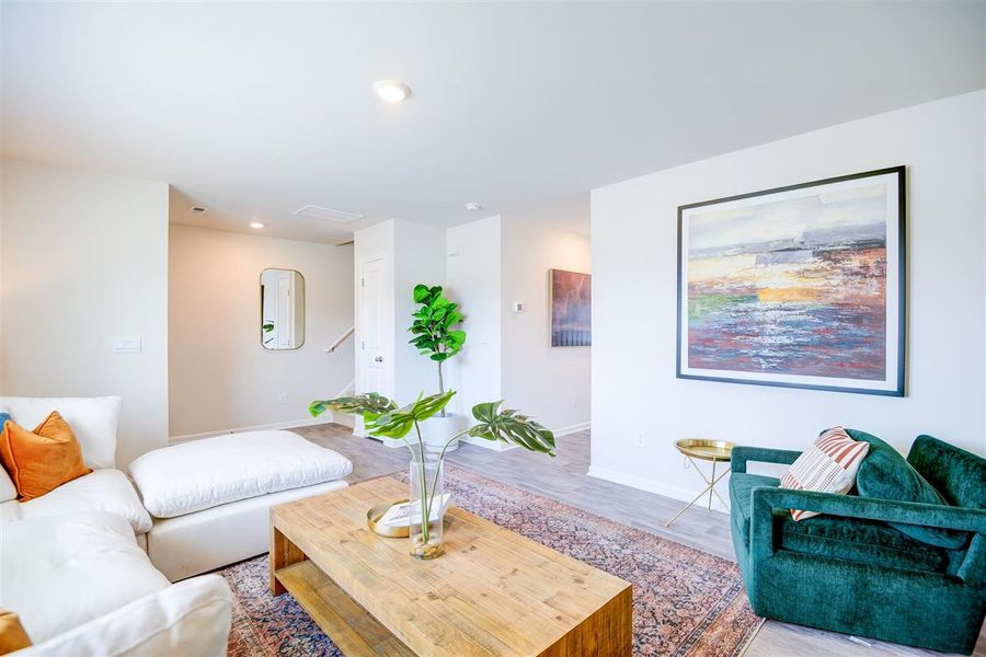 Furnished interior in a model home at Laurel Ridge in Greenville (Image 15).