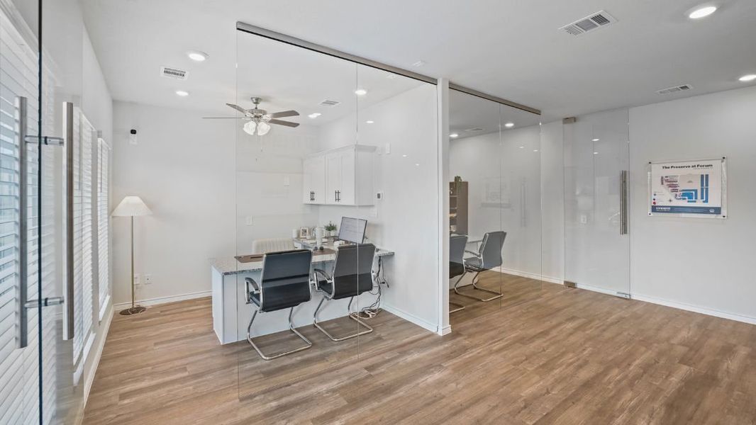 Furnished interior in a model home at The Preserve at Forum in Grand Prairie (Image 37). Furnished interior in a model home at The Preserve at Forum in Grand Prairie (Image 37).