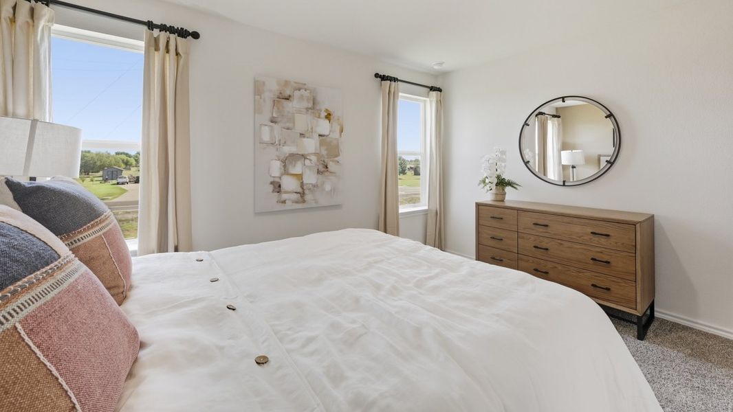 Furnished interior in a model home at Arbor Trails South in Princeton (Image 71).