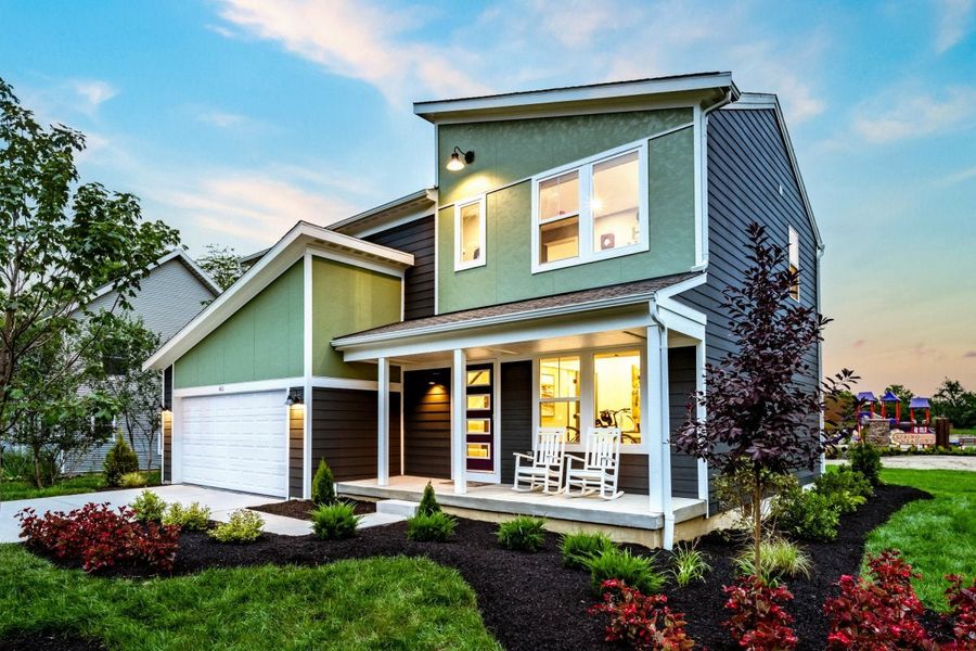 Front exterior of a home in the Bridle Run community, located in Louisville, KY (Image 5).