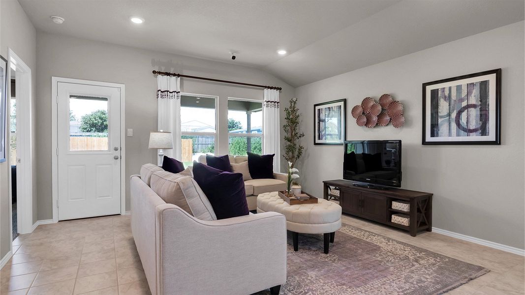 Furnished interior in a model home at Reynolds Crossing in Killeen (Image 4).