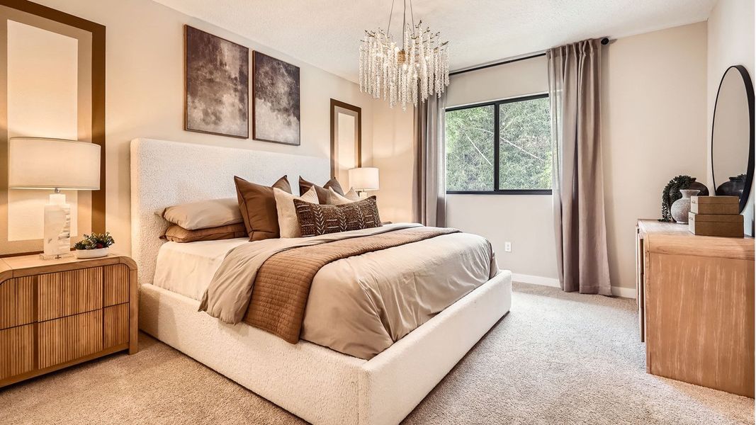 Furnished interior in a model home at Ashwood Cove in Lake Worth (Image 25).