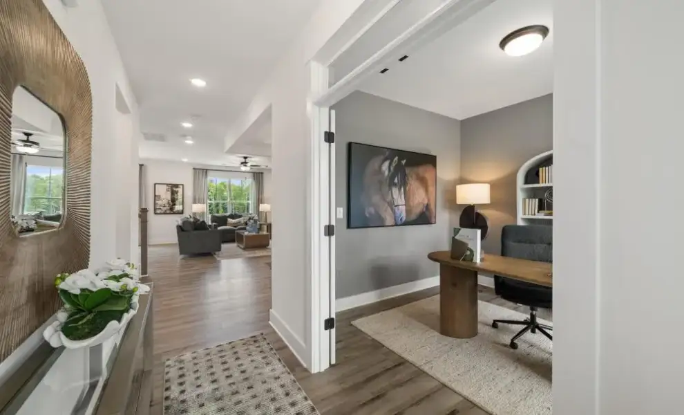 Furnished interior in a model home at Paisley Pointe in Boiling Springs (Image 6).