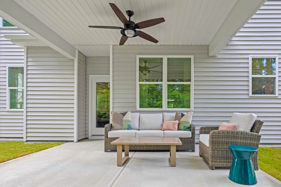 Exterior details of a home in Coastal Haven, Leland (Image 4).