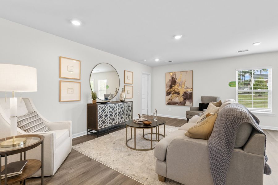 Furnished interior in a model home at Ashton Lakes in Lexington (Image 7).