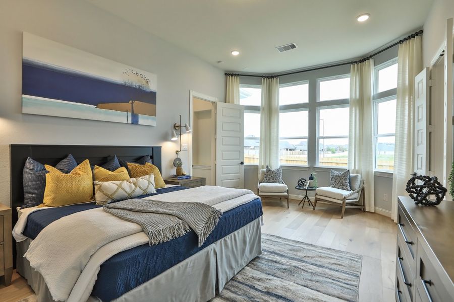 Furnished interior in a model home at Brewster Pointe in College Station (Image 10). Furnished interior in a model home at Brewster Pointe in College Station (Image 10).