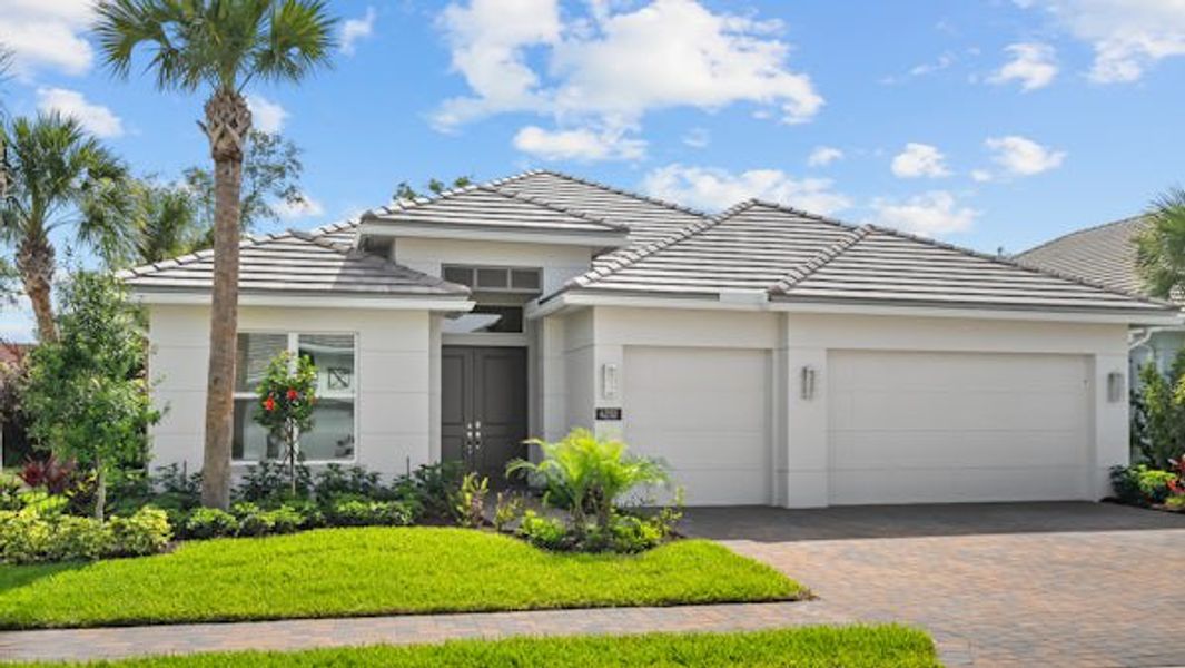 Front exterior of a home in the Lucaya Pointe community, located in Vero Beach, FL (Image 39).