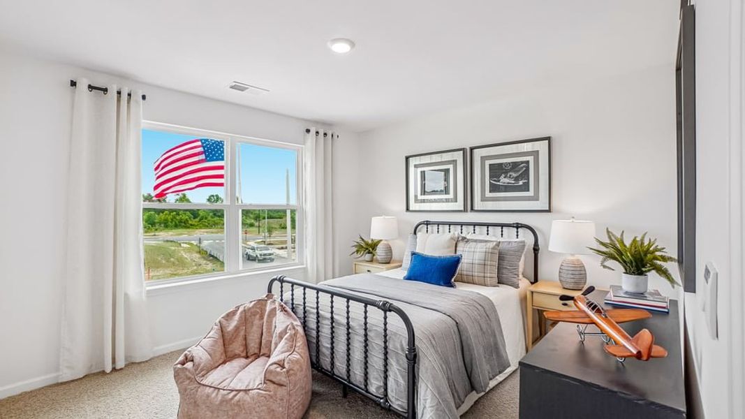 Furnished interior in a model home at Martin Farms in Aberdeen (Image 25).