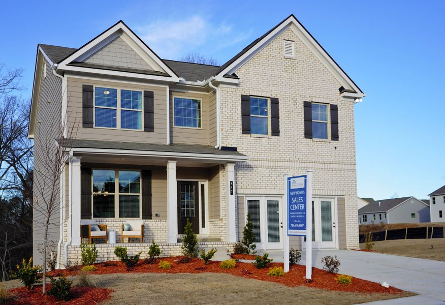 Front exterior of a home in the Hellen Valley community, located in Braselton, GA (Image 10).