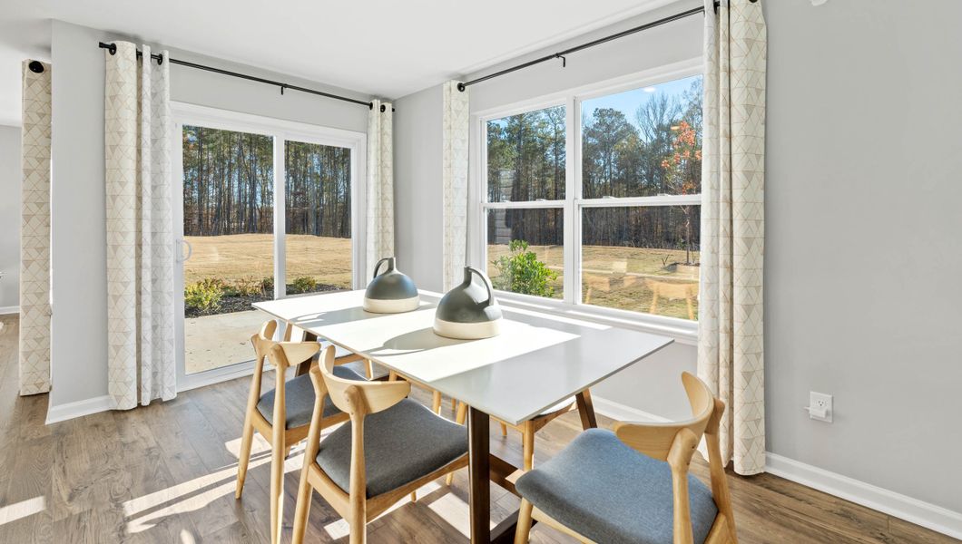 Furnished interior in a model home at Varner Station in Woodruff (Image 15). Furnished interior in a model home at Varner Station in Woodruff (Image 15).