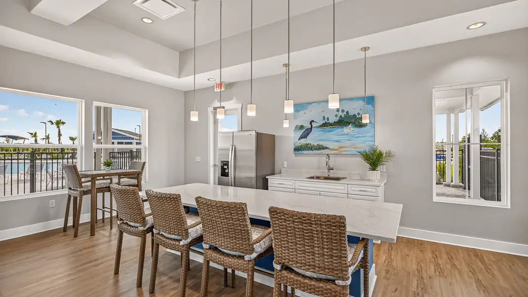 Furnished interior in a model home at Rookery in Green Cove Springs (Image 7).