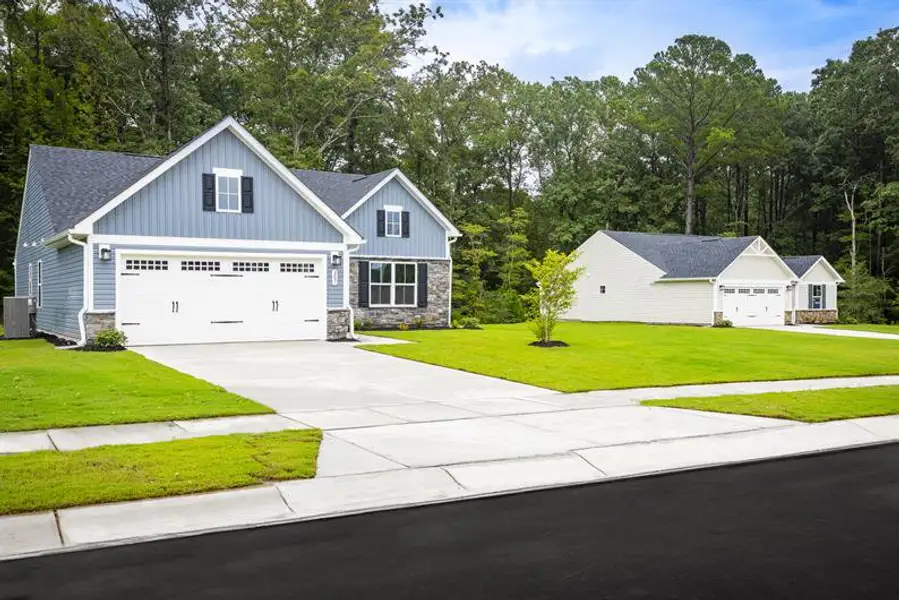 Front exterior of a home in the Brookshire Ranches community, located in Sanford, NC (Image 3).