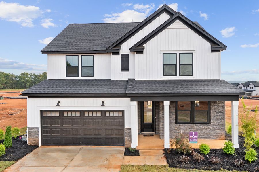 Front exterior of a home in the The Oaks at Midway community, located in Anderson, SC (Image 1). Front exterior of a home in the The Oaks at Midway community, located in Anderson, SC (Image 1).