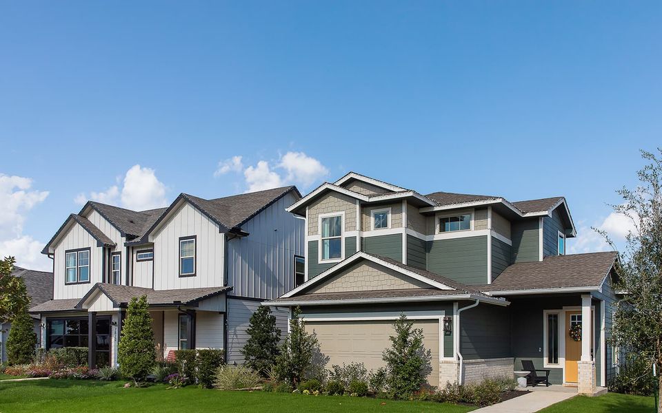 Front exterior of a home in the Traditional Homes at Easton Park community, located in Austin, TX (Image 3).