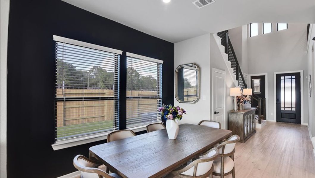 Furnished interior in a model home at Summer Place  35' in Montgomery (Image 71).