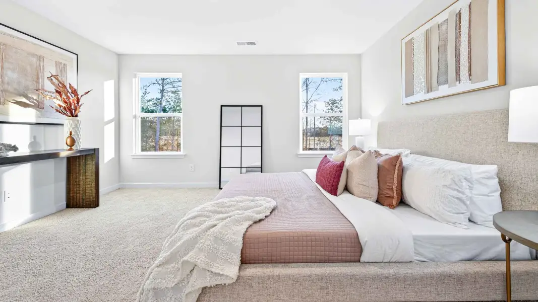 Furnished interior in a model home at Rydele Heights - Express in Weaverville (Image 11). Furnished interior in a model home at Rydele Heights - Express in Weaverville (Image 11).