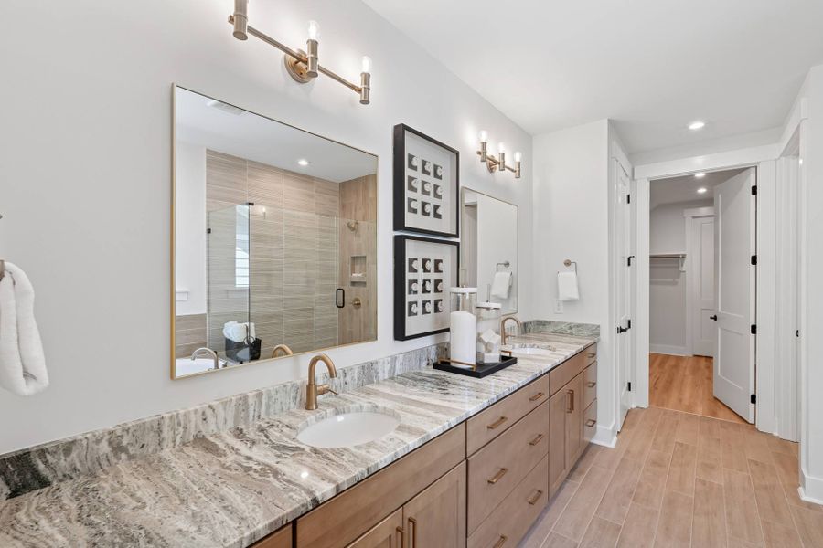 Furnished interior in a model home at The Pines Collection at Serenity in Fuquay Varina (Image 32).