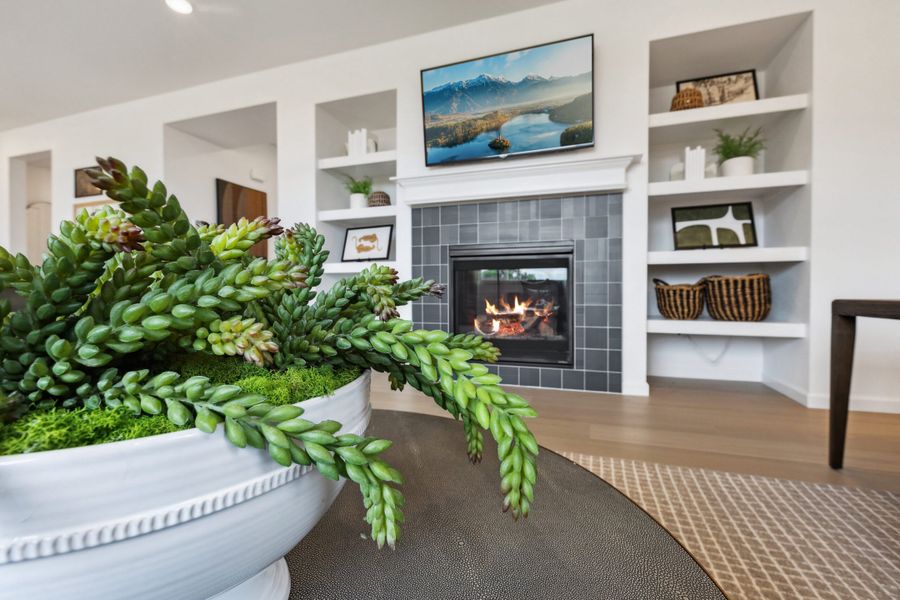 Furnished interior in a model home at Cherry Meadows in Brighton (Image 19). Furnished interior in a model home at Cherry Meadows in Brighton (Image 19).