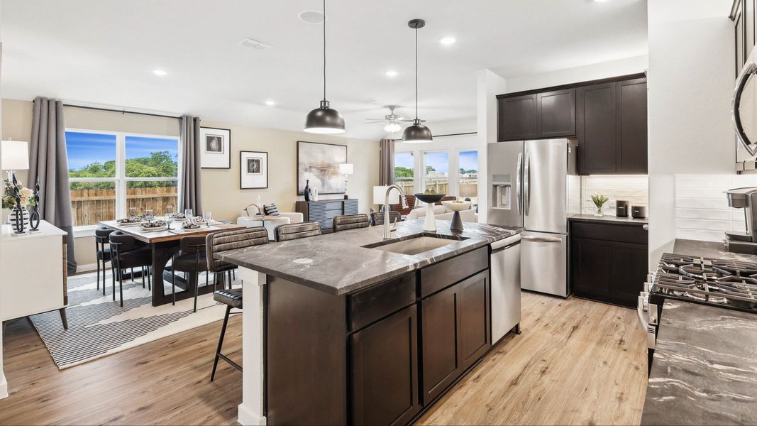 Furnished interior in a model home at Morningside in Josephine (Image 15).