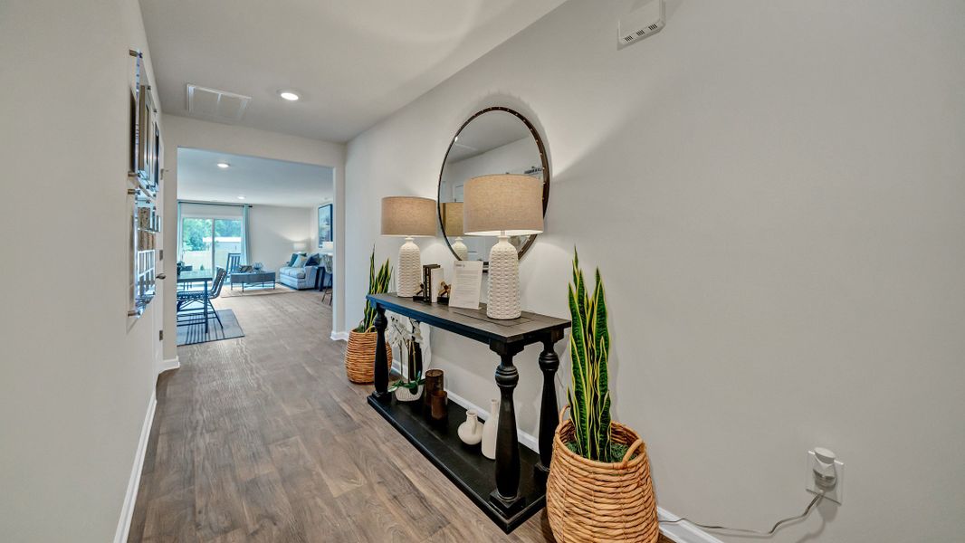 Furnished interior in a model home at Ferry Grove in Lexington (Image 20).