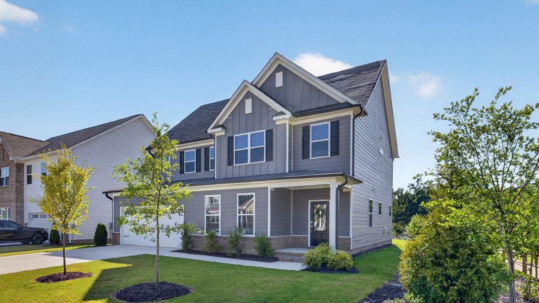 Front exterior of a home in the The Manors at Haywood Glen community, located in Knightdale, NC (Image 20).